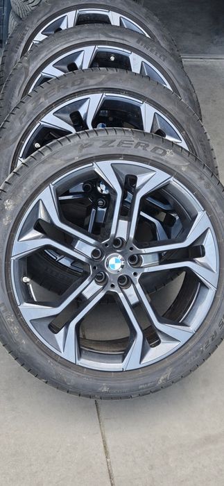 Jante BMW X5 G05 X6 G06 style 744 feeryc grey model Luxury Line 315 35 21/275 40 21 Pirelli RSC * profil foarte bun