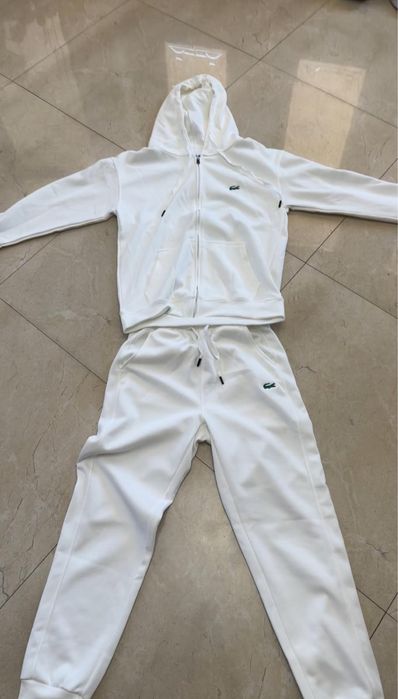 Trening / compleu / set lacoste alb