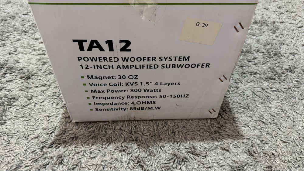 Продам сабвуфер с колонками