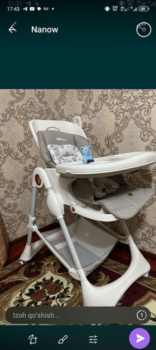 Stul detskiy holati alo 400 beraman kup utirmagan keliwilgan narhi