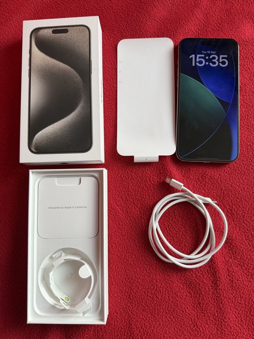 iPhone 15 Pro Max, 256GB, Natural Titanium