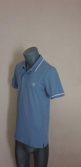Calvin Klein Jeans  Stretch Cotton Slim / M  ОРИГИНАЛ! Мъжка Тениска!