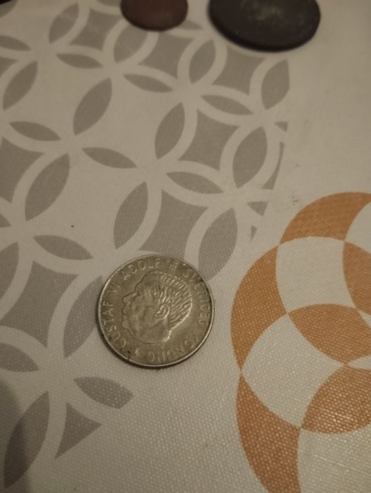 Сребърна шведска крона, в идеално състояние!