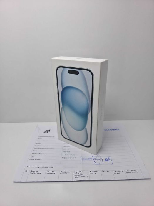 НОВ•iPhone 15 128GB Blue•Гаранция