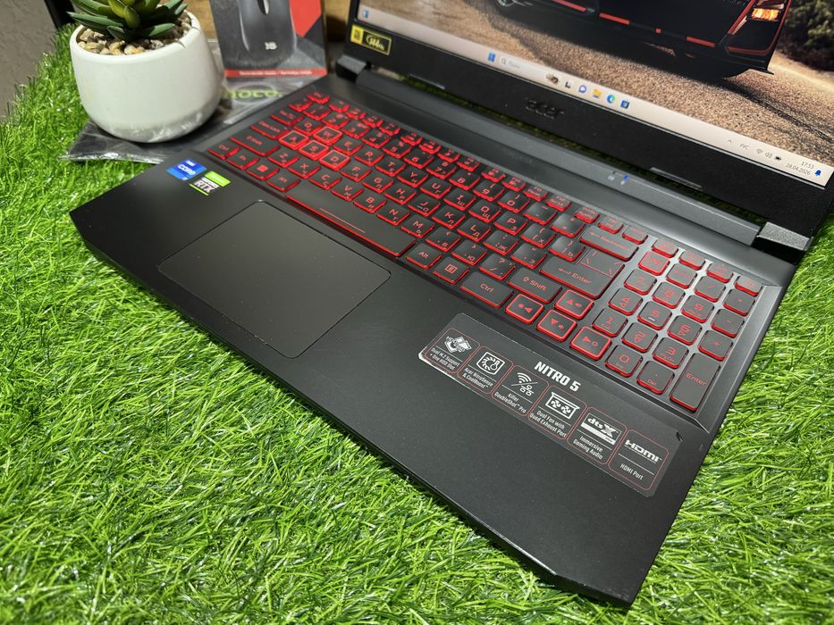 Игровой Ноутбук Acer Nitro 5 Core i7-11800H/16GB/SSD512GB/RTX3050-4GB