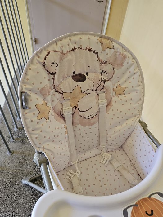 Стол за хранене Lorelli - Cookie, White Teddy Bear