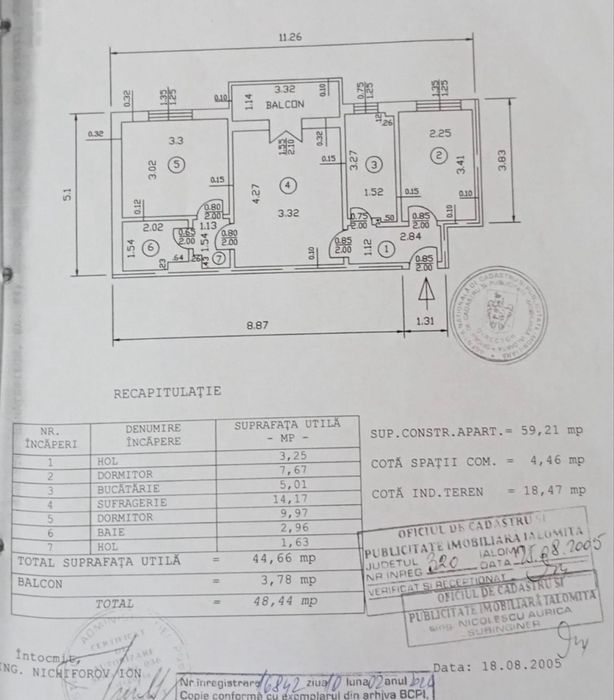 Apartament 3 camere, Fetesti, strada Banatenilor cu strada Ostirii