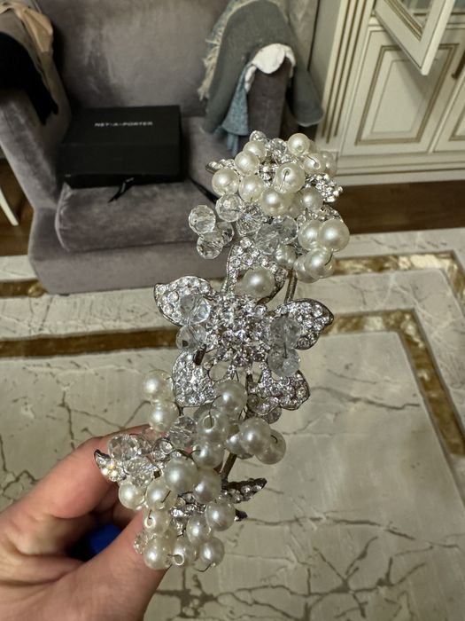 Ободок свадебный