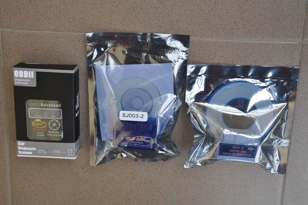 Diagnoza, tester OBD 2 Interfata ELM 327, WI-FI sigilata