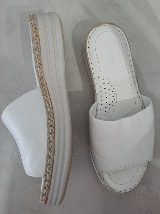 Дамски чехли естествена кожа