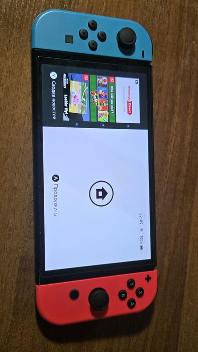 НЕ прошитый Nintendo switch OLED