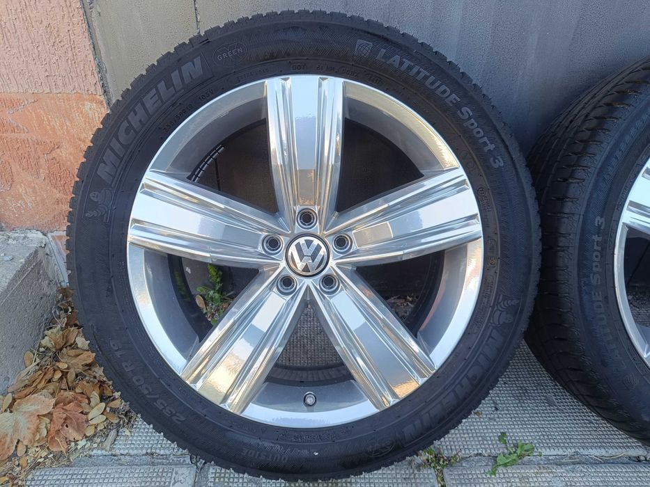 ОРИГИНАЛНИ джанти с гуми 19 ' цола 5х112 VW TIGUAN / Фолксваген Тигуан