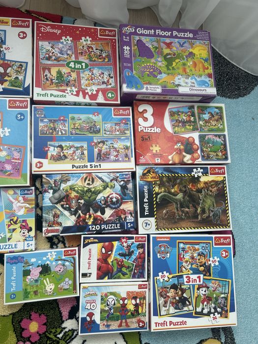 Lot puzzle copii
