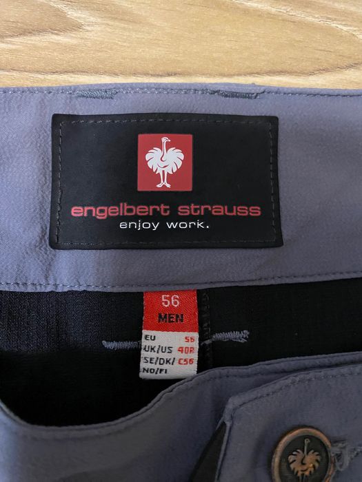 Engelbert Strauss-pantaloni full softshell, stare foarte buna, barbati