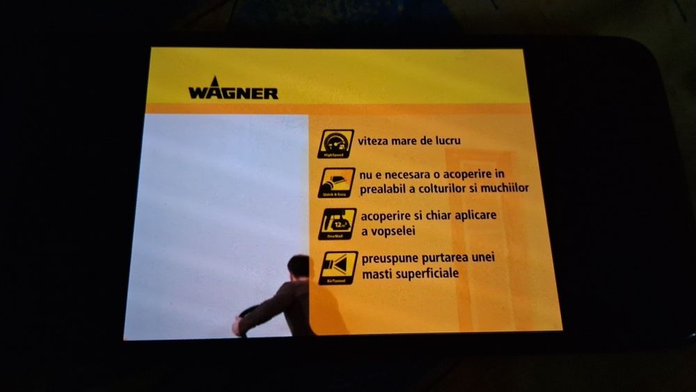 pistol de zugravit Wagner, stare : Functional