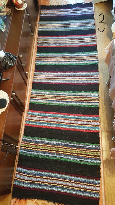 Неизползвани ръчно тъкани черги