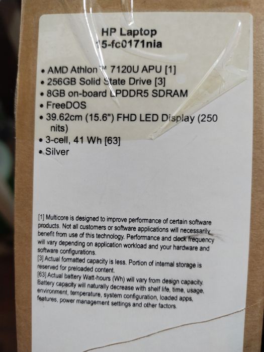 Ноутбук hp новый