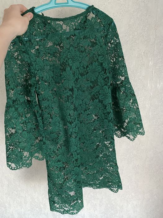 Платье сетка знленое