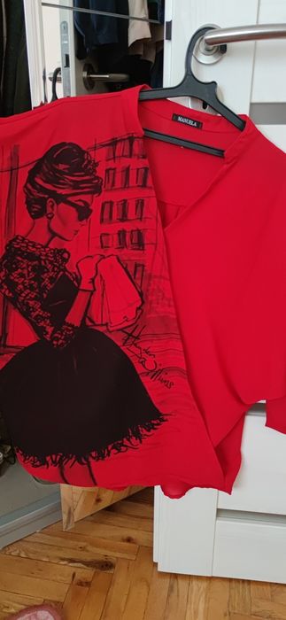 Тъмно червена блуза Manuela