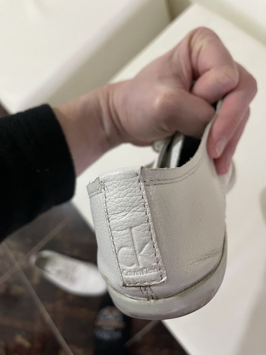 Adidasi Calvin Klein originali din piele