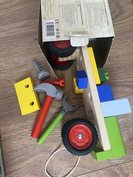 Play tive lidl masina camion lemn jucarie copil