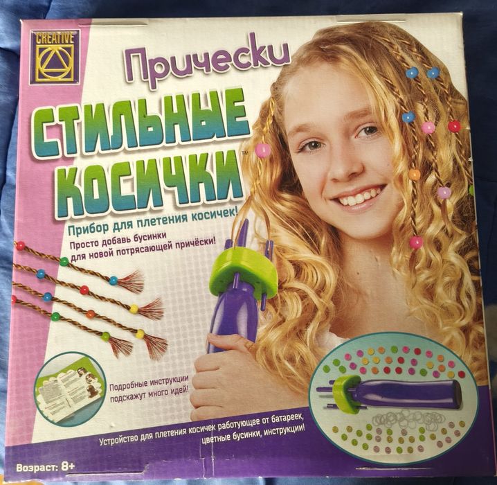 Прибор для плетения косичек 8+