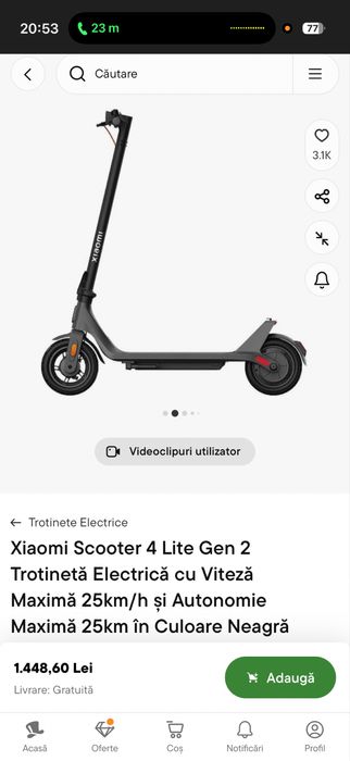 Trotineta Electrica Xiaomi