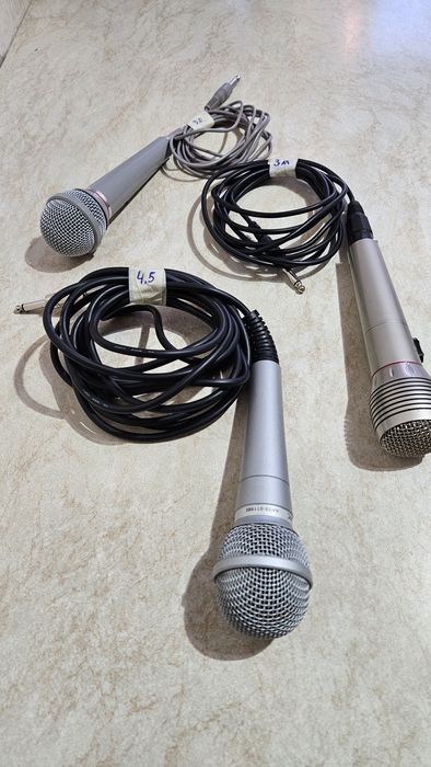 Микрофоны от караоке 3 шт.