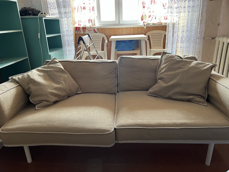 Диван ИКЕА натуральная мешковина