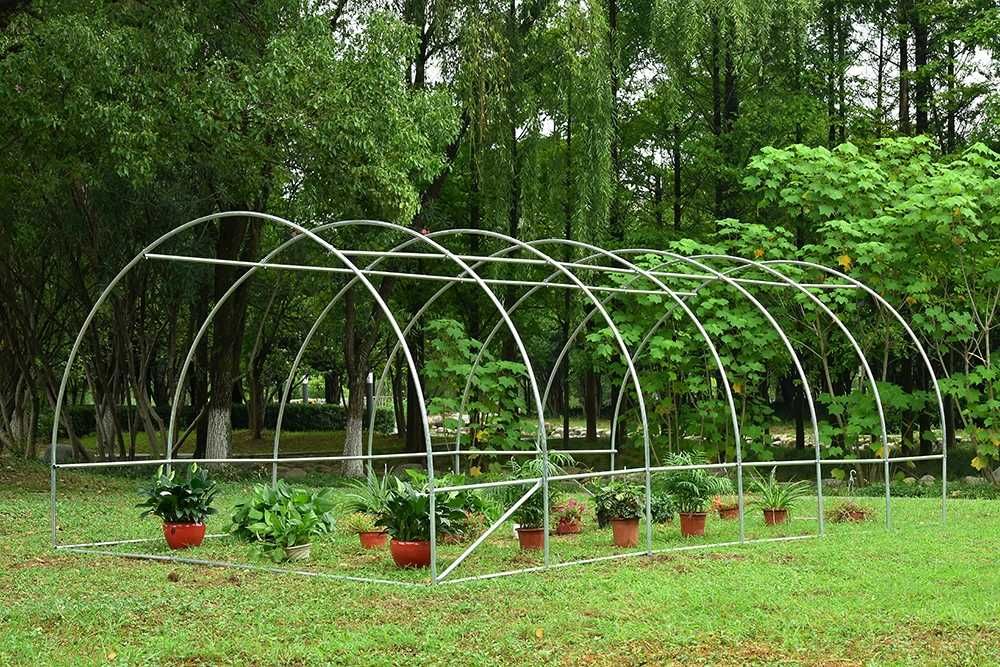 Sera Solar Gradina Tunel Otel Folie Flori Legume 6x3x2m LIVRAT GRATUIT