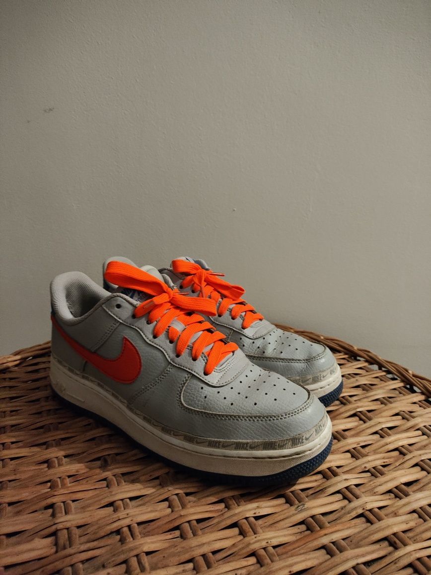 Nike Air Force 1 Low Grey Overbranding 43 Capatanesti OLX.ro