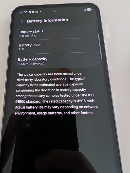 Перфектен Samsung Galaxy A55 5G 8GB/128GB Navy + комплект