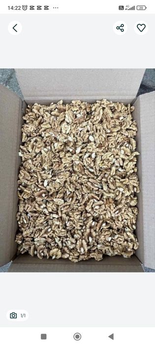 Miez de nuca nou gata sortat fara impurități