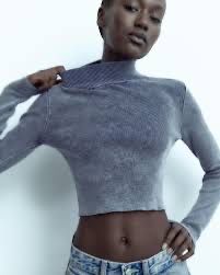 Дамска блуза Zara тип дънкова