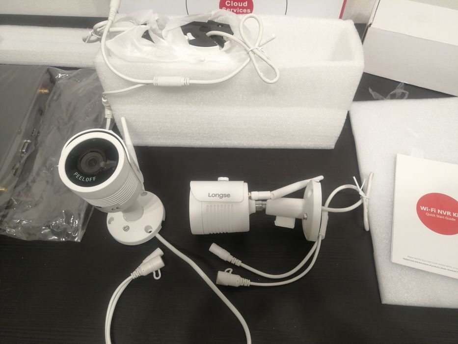 Wi-Fi Cams Kit Longse комплект видеонаблюдение NVR+4CHBullet IP камери