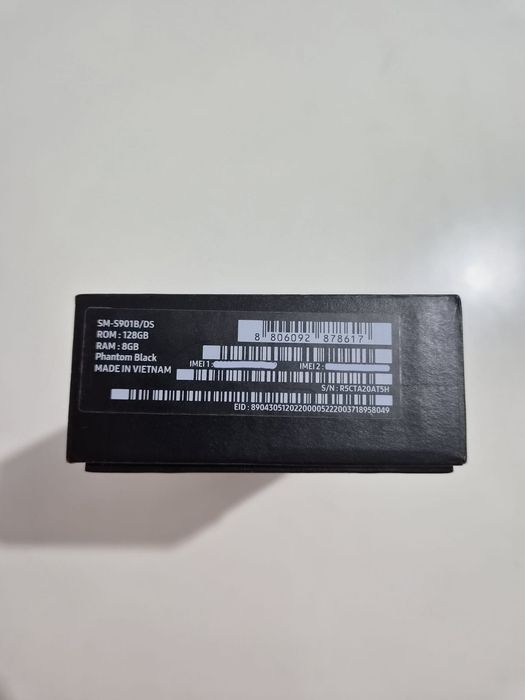 Samsung Galaxy S22 5G 128GB / 8GB RAM Phantom Black Full Box