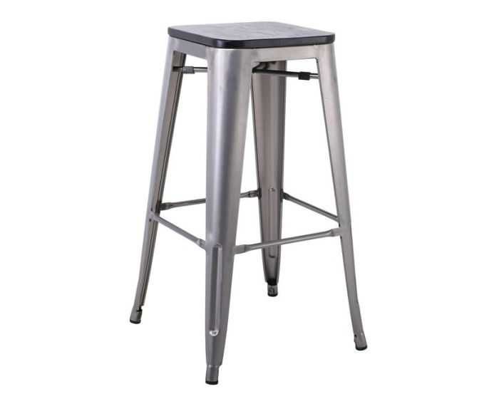Метален бар стол RELIX PRO, 43x43x76см.