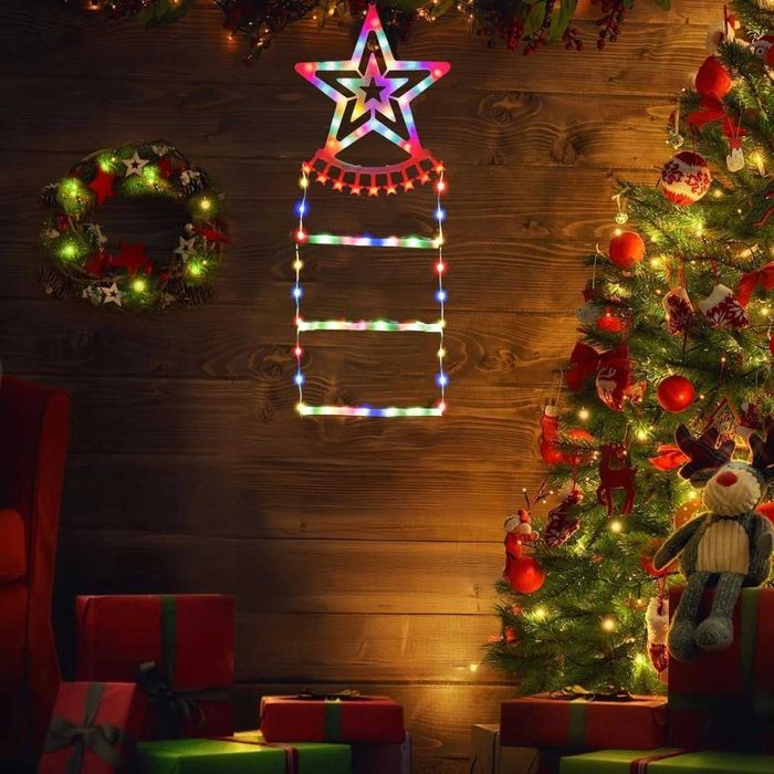 Scara iluminata pentru craciun