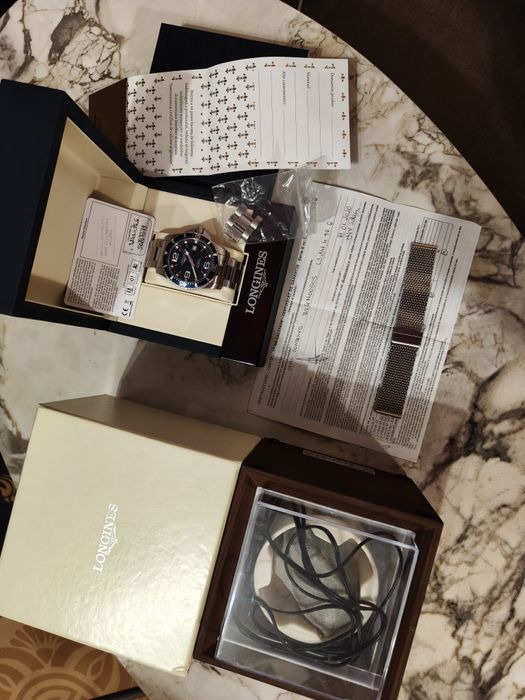 longines hydroconquest 44mm automatic + bonus cutie winder