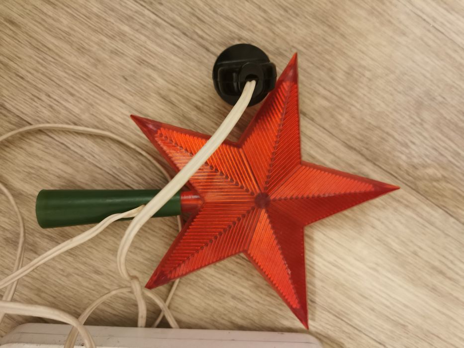 Звезда на ёлку. Из СССР. Ретро.