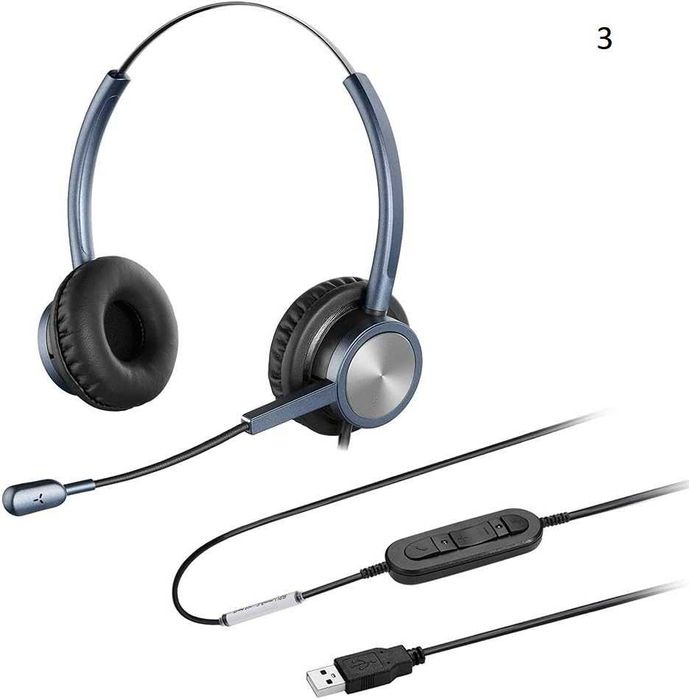 Слушалки Oppetec  с шумопотискащ микрофон. Разпродажба