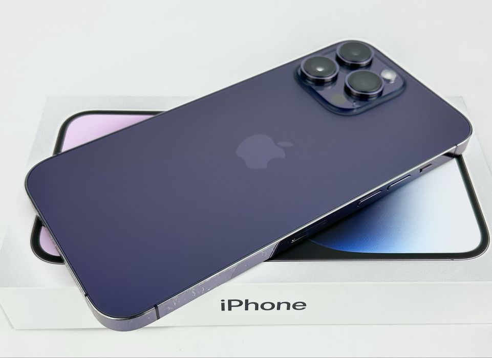 Apple iPhone 14 Pro Max 256GB Deep Purple 100% Батерия! Гаранция!