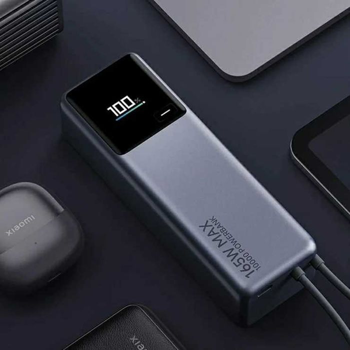 Xiaomi Power Bank 10000 mAh 165W с дисплеем. Есть доставка