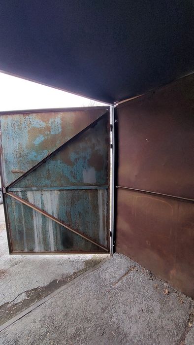 Гараж металлический высокий