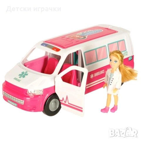 Комплект Линейка и кукла Доктор, с медицински аксесоари, с отварящи се