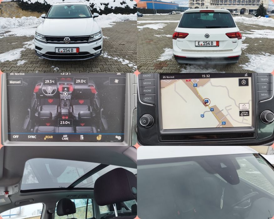 Vw Tiguan 4x4, highline, led ,pano, dsg,navi, volan încălzit, webasto