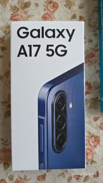 ЧИСТО НОВ Samsung Galaxy A17 5G 4GB/128GB Blue + ПОДАРЪК Powerbank 10 000