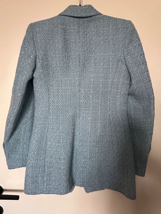 Zara сако светло/ бебешко синьо