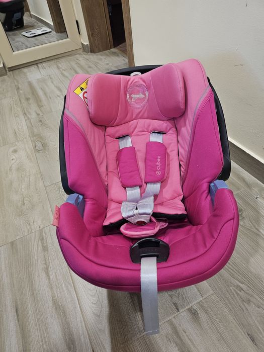 Столче за новородено Cybex Aton 5 Magnolia Pink