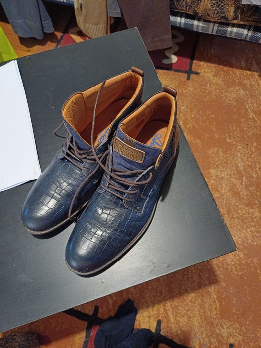 Мъжки боти естествена кожа